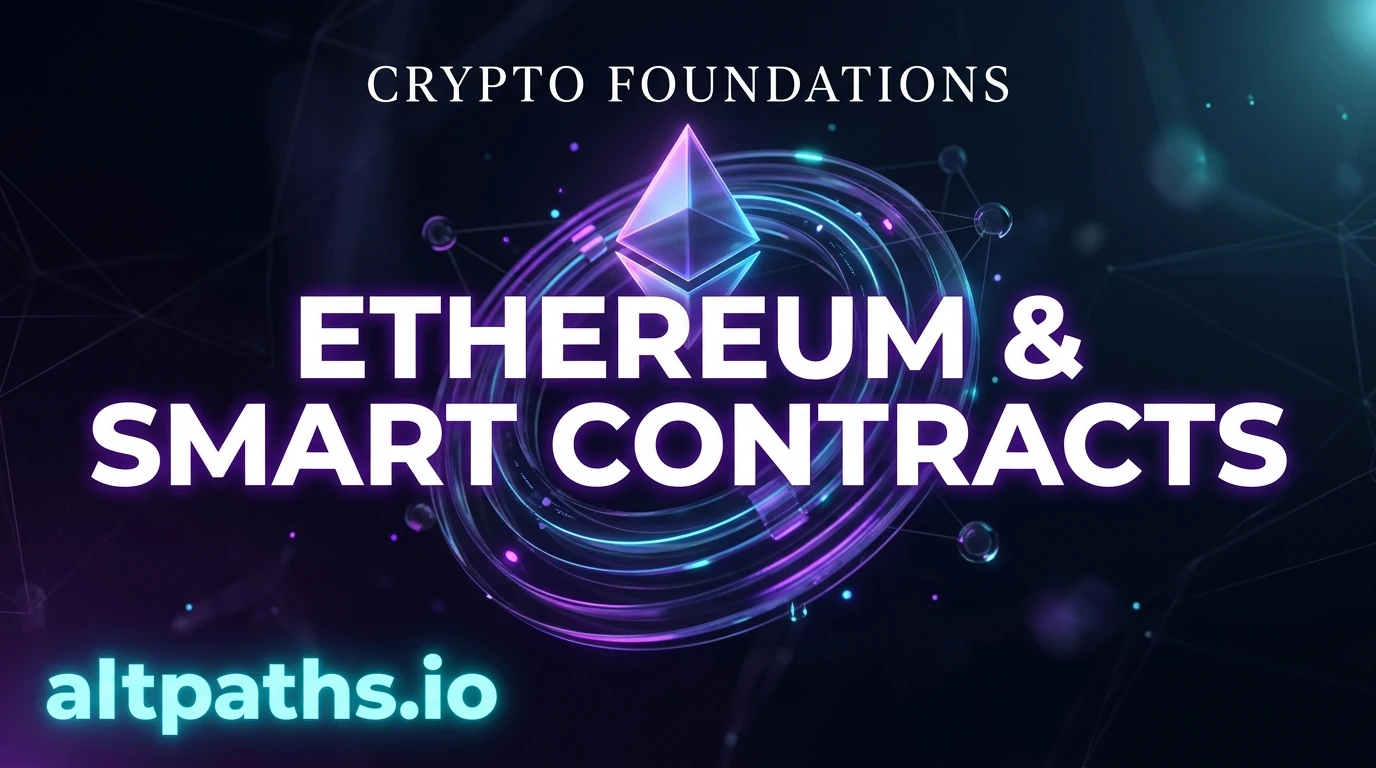 Crypto Foundations — Ethereum & Smart Contracts cover image